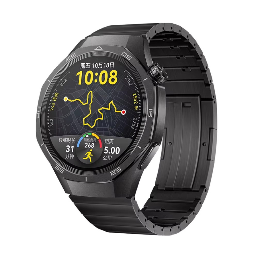 Uhrenarmband Titan, Schwarz, Huawei Watch GT 6 Pro 46 mm, Unisex - Bild 1