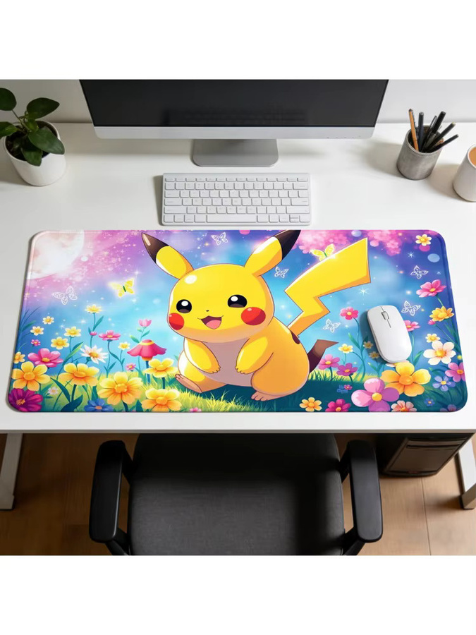 Potdemiel BKM-Po-ke-mons Mauspad XXL Gaming-Mausunterlage in Multicolour für PC und Gamer - Bild 5