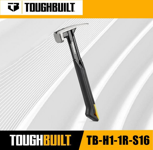 Toughbuilt Magnetischer Hammer mit integriertem Nagelschlitz und Schafhorn 16/18 oz - Bild 1