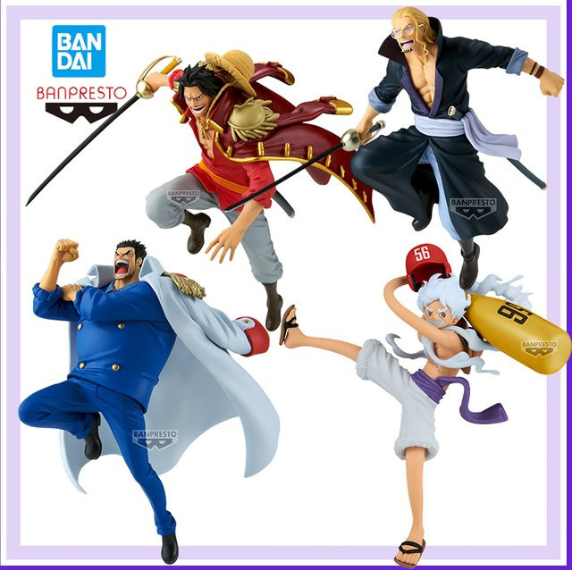 Bandai One Piece Battle Record Collection Monkey D. Garp Gol D.roger Silvers Rayleigh Luffy Actionfiguren Modell - Bild 1