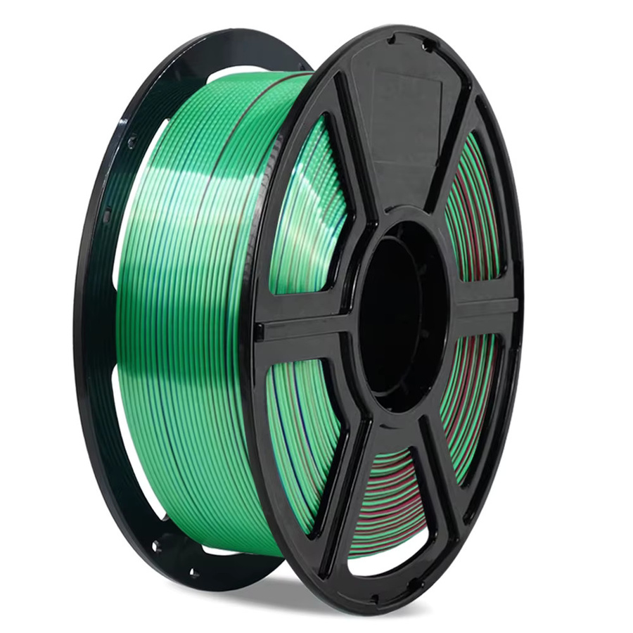 3D Maliang PLA-Seidenfilament dreifarbig Rot Grün Blau für FDM 3D-Drucker, Durchmesser 1,75 mm - Bild 3