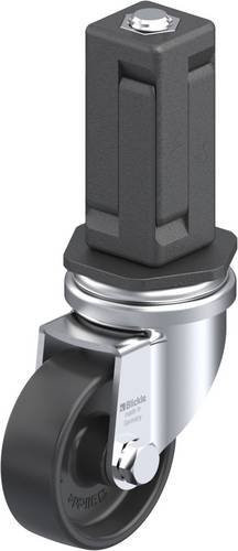 Blickle LRA-POA 50G-EV04 Lenkrolle mit Rad-Durchmesser 50 mm und einer Tragfähigkeit von 75 kg in Schwarz und Grau - Bild 1
