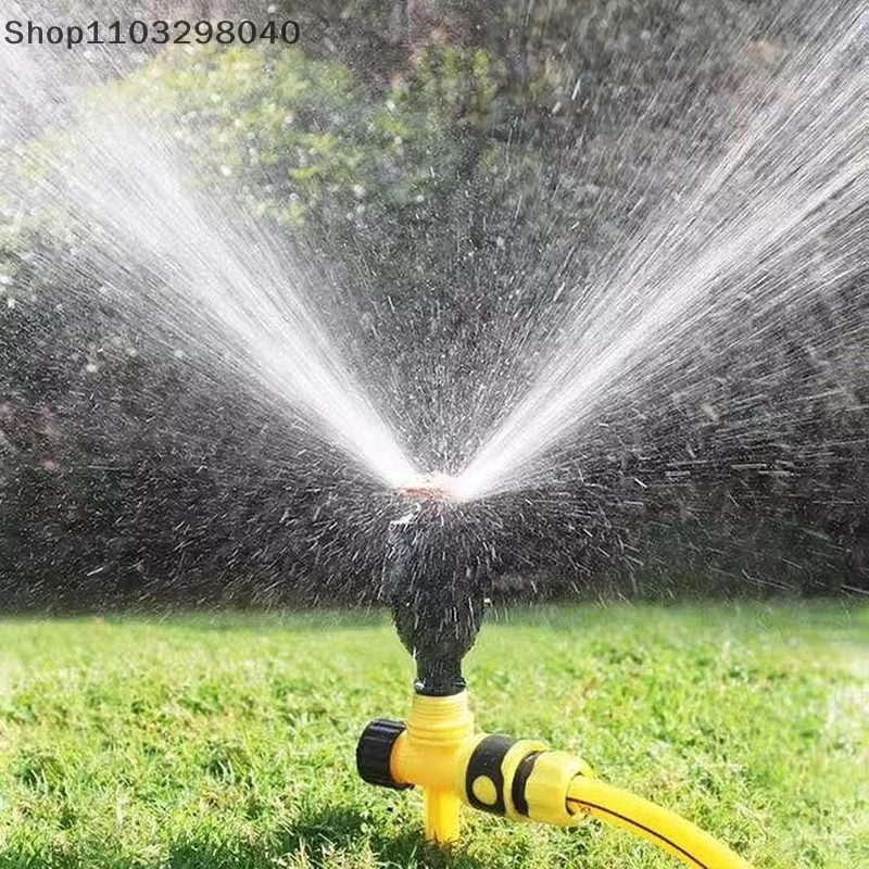 Hoeaden 360-Grad-automatischer rotierender Rasensprinkler mit multidirektionaler Wasserverteilungsdüse für die Gartenbewässerung - Bild 4
