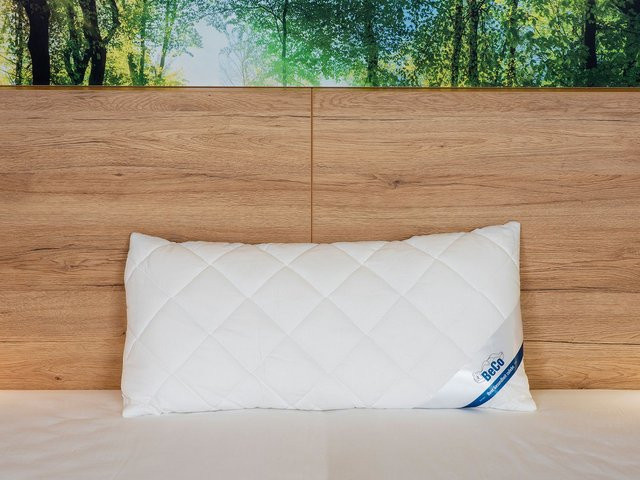 BECO Kopfkissen Proneem mit Milbenschutz, gesteppt, Weiß, B: 40 cm, L: 80 cm - Bild 1