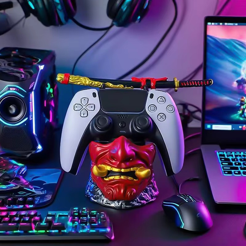 God of War Spielcontroller-Ständer Gamepad-Halterung als kreative Desktop-Dekoration in Multicolour - Bild 4