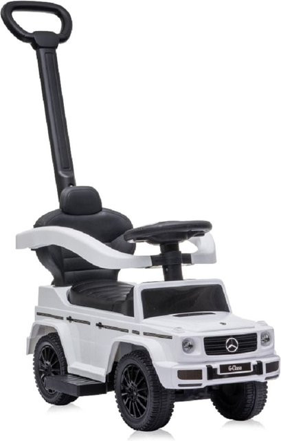 Lorelli Mercedes Benz G350 Rutschauto mit Schiebestange und Musikfunktion weiß - Bild 1