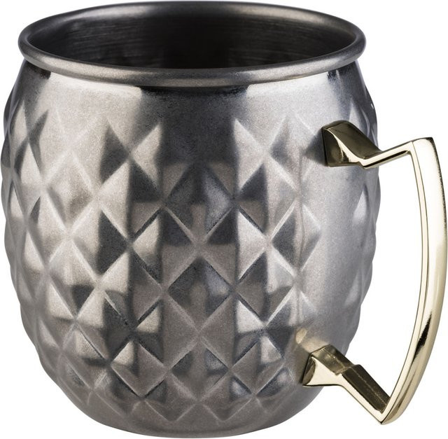 APS Moscow Mule Becher aus Edelstahl in Silber, 500 ml, Durchmesser: 9,5 cm, Höhe: 10 cm - Bild 1