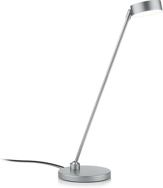Knapstein Yori-T LED-Tischleuchte in Nickel matt, dimmbar und verstellbar - Bild 1