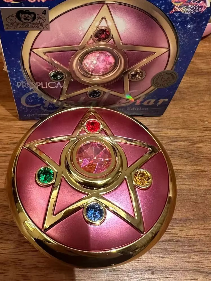 Bandai Sailor Moon Proplica Moon Stick Transformation Brosche, Repainted Version, Spielzeug - Bild 4