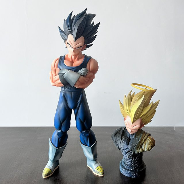 Bandai Dragon Ball Z Majin Vegeta Figur, mit austauschbarem Kopf, 27 cm - Bild 1