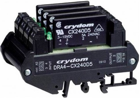 Crydom Halbleiterrelais DRA4-CXE240D5 in Schwarz - Bild 1