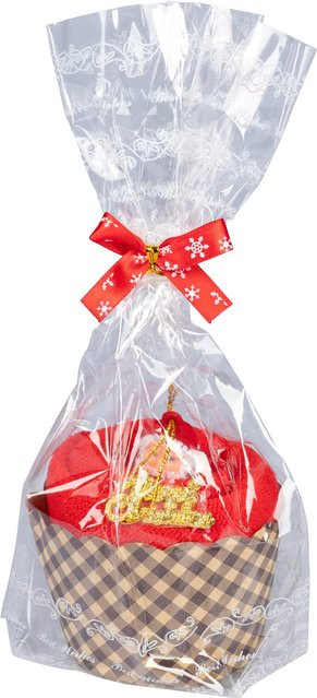 Viva Domo Gästehandtuch Weihnachtsmann in Rot Multicolour aus flauschigem Frottier - Bild 1