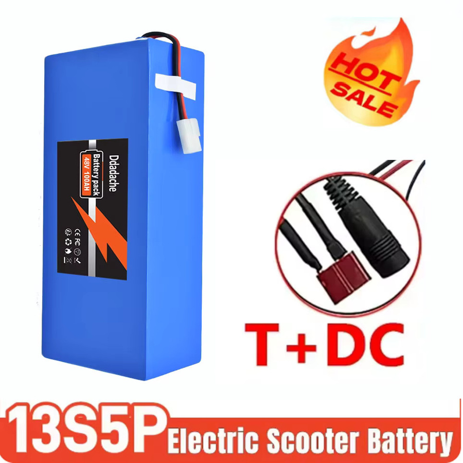 48V 100Ah 18650 Lithium-Akku 13S5P mit intelligentem BMS und 54,6V Ladegerät in Blau - Bild 5