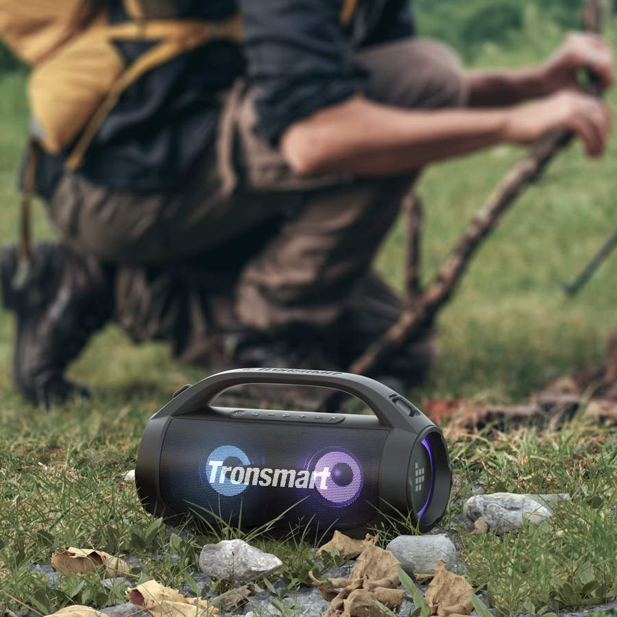 Tronsmart Bang SE Bluetooth Lautsprecher mit Tiefbass in Schwarz für Outdoor und Camping mit 24 Stunden Spielzeit - Bild 6