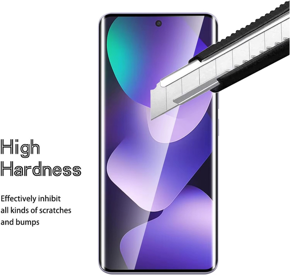 Xiaomi Redmi Note 15 4G/5G Displayschutzfolie aus gehärtetem Glas mit 3D-Vollschutz, transparent - Bild 3