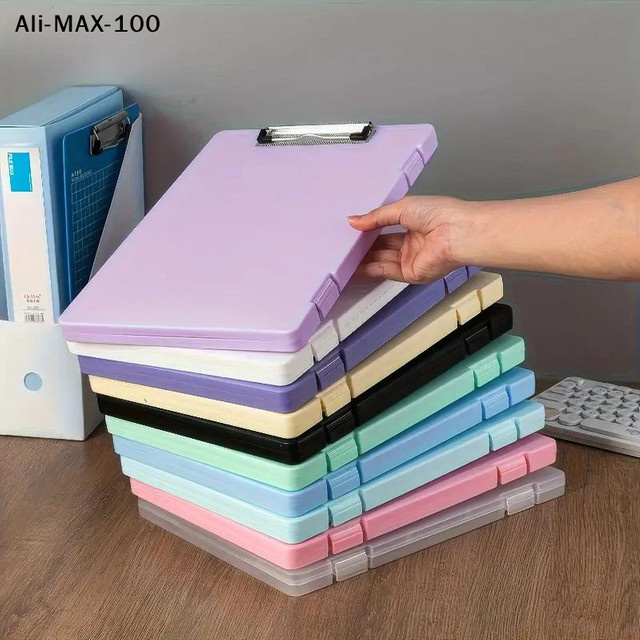AyS Multifunktionaler Desktop-Organizer als farbige Ordner-Aufbewahrungsbox in Grün aus Kunststoff - Bild 1