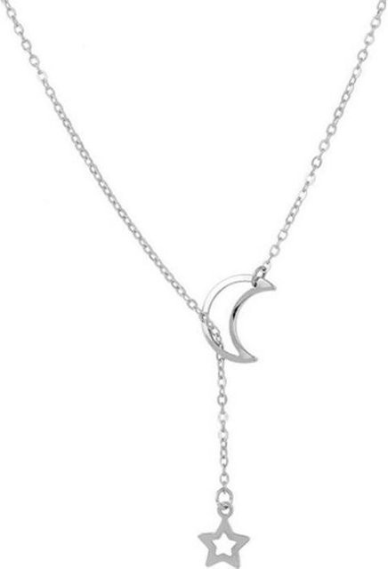 Collier STEL ORA, Silber, Mond und Stern, Pendentif Layered, Kinder - Bild 1