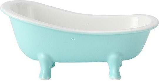 Keramische Macaron-Dessertschale von Yiran Furniture in Hellgrün und Türkis als Snack- und Soßenschale - Bild 1