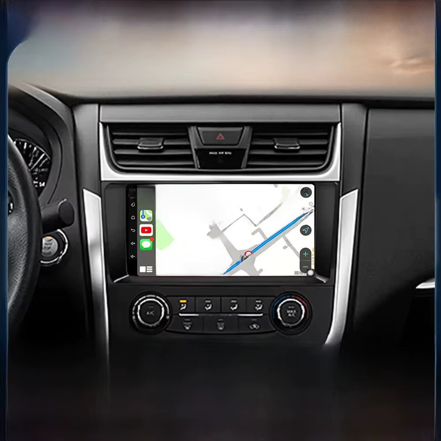 Junda Navi Android 16 Autoradio mit Multimedia-Videoplayer, Navigation, GPS und Wireless Carplay für Nissan Teana 3, Altima 5 L33 (2013 - 2018), Schwarz - Bild 5