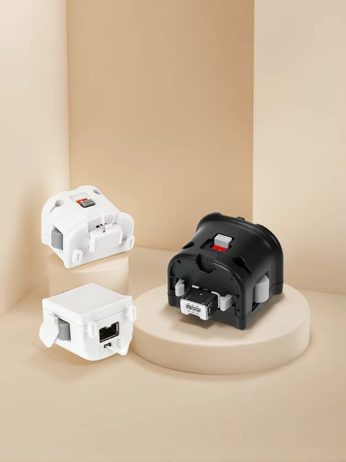 Benicabaly Motion Plus Adapter für Wii-Fernbedienung, externes Beschleunigungssensor-Modul in Weiß - Bild 4