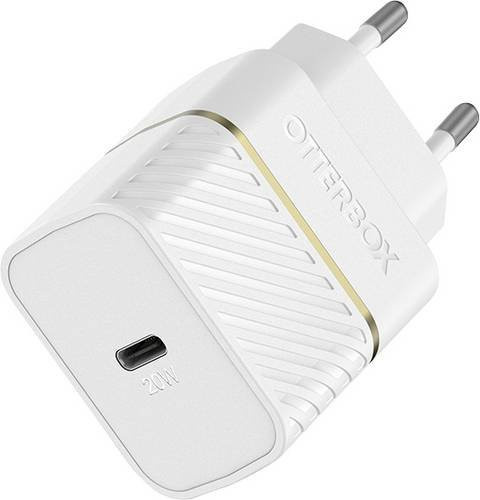 OtterBox Wall USB Ladegerät 20W mit USB-C PD 3.0 Schnellladegerät in Weiß ohne Kabel - Bild 1