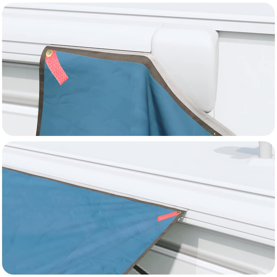 vidaXL Wasserfester Tarp mit Dach in Blau, B/T: 460 x 230 cm - Bild 4