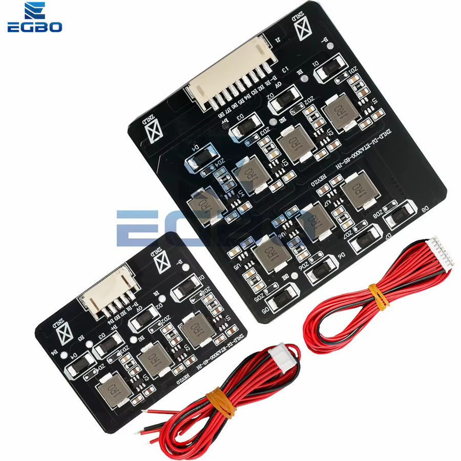 EGBO Active Energy Transfer Balancer für LiFePO4 und LTO Lithiumbatteriesysteme, 2S-8S, 1,2A, Schwarz - Bild 6