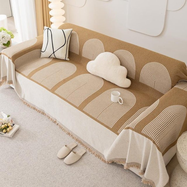 Super Six Chenille Sofabezug Universal Sofadecke Anti-Katzenkratz, B/B: 180 x 130 cm - Bild 1