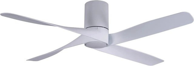 Lucci Air Energiespar Deckenventilator mit Fernbedienung in Riviera Weiß, Durchmesser: 132 cm - Bild 1