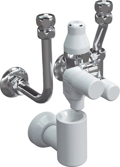 Respekta Thermoflow Sicherheitsgruppe mit Druckminderventil SGKV40, 1/2 Zoll, Chrom/Silber - Bild 1