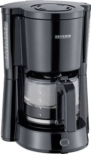 Severin KA 4815 Filterkaffeemaschine Schwarz mit Glaskanne, 1000 W, für bis zu 10 Tassen, mit Warmhaltefunktion und Abschaltautomatik - Bild 1