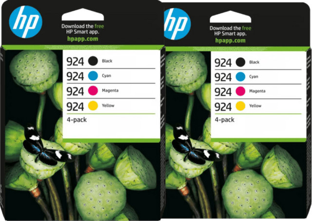 HP 924 Tintenpatronen Doppelpack Multicolor für HP OfficeJet Pro Drucker - Bild 1