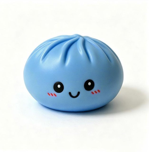 Binchi Outdoor Equipment Knödel Squishy, 25cm, mit buntem Design, Stressball - Bild 1