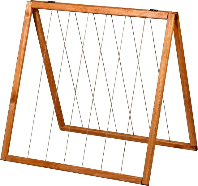 Dobar Rankhilfenaufsatz Kubus 2.0 mit Hanfsträngen, Hellbraun, Höhe: 75 cm - Bild 1