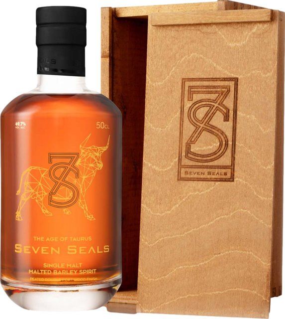 Seven Seals The Age of Taurus Single Malt Whisky, Schweiz, 49,7 % Vol., 0,5 l - Bild 1