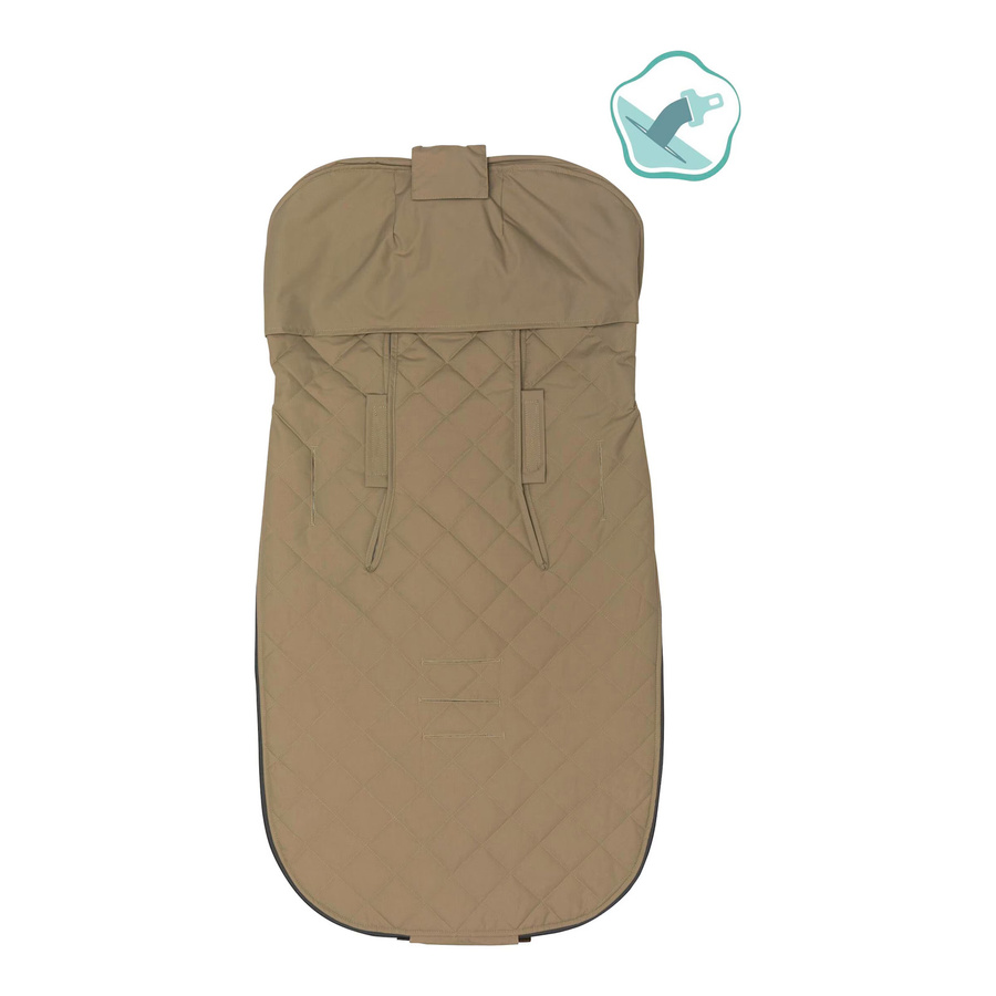 Fillikid Sommerfußsack Light Big für Kinderwagen und Buggy in Beige - Bild 2