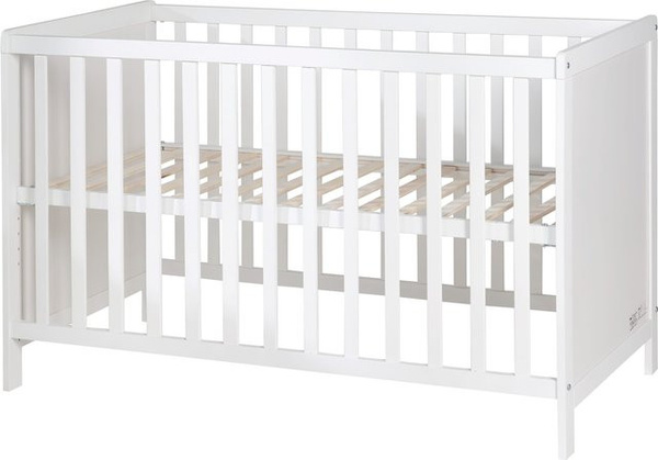 Roba 2in1 Baby- und Beistellbett Hamburg in Weiß, verstellbar, B/T/H: 120 x 60 x 76 cm