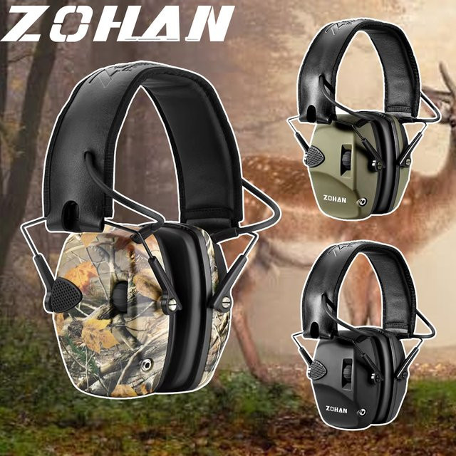 ZOHAN Taktischer Elektronischer Gehörschutz mit SNR 27dB und Anti-Lärm-Funktion in Multicolour - Bild 1