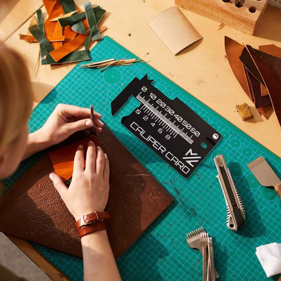 Präziser tragbarer Messschieber als Karten-Handlineal für DIY-Projekte mit einem Messbereich bis 8 cm - Bild 3