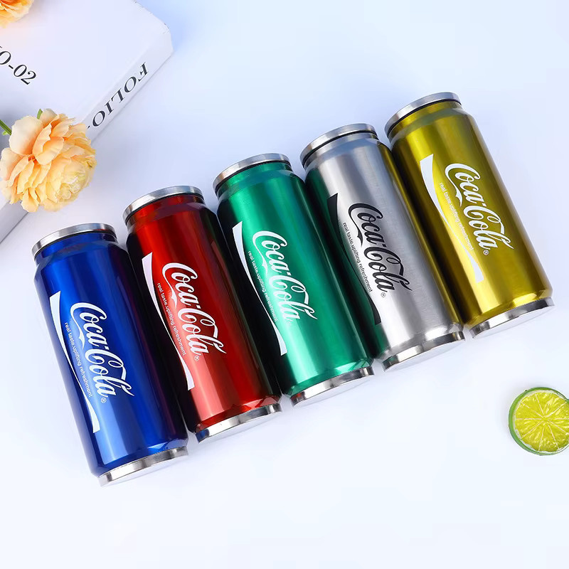 Coca Cola Isolierbecher aus doppelwandigem 304 Edelstahl in Silber - Bild 4