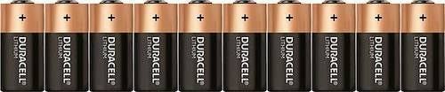 Duracell CR 123A Lithium Fotobatterie 3V 1400 mAh 10 Stück - Bild 1