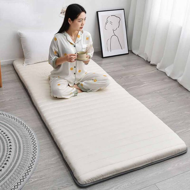WTEMPO Steppdecke aus Wolle und Polyester in Weiß, B/B/H: 200 x 150 cm - Bild 1