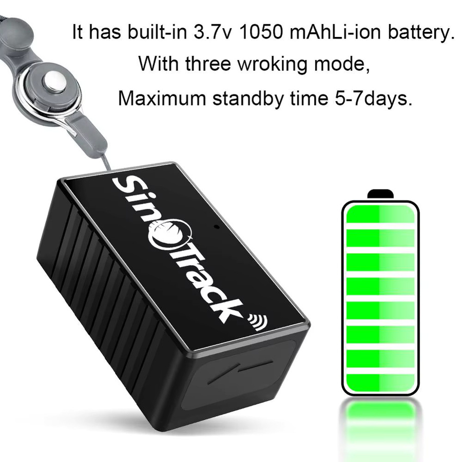 SinoTrack Mini-Einbau-GSM-GPS-Tracker ST-903 in Schwarz für Auto, Kinder und Haustiere mit Online-Tracking-App - Bild 3