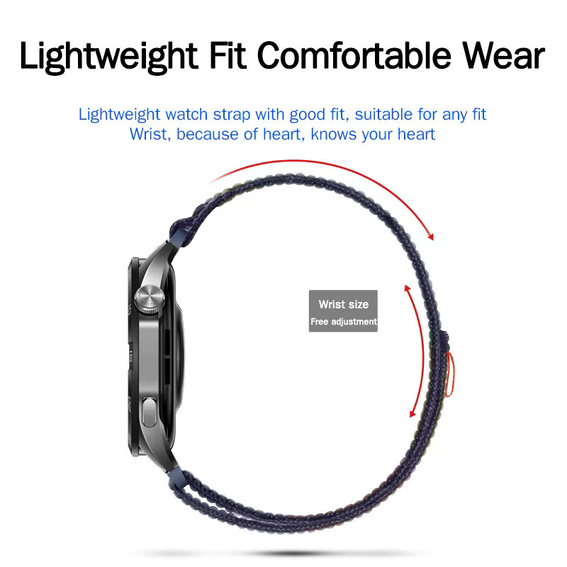CAOWTAN Uhrenarmband Nylon, Unisex - Bild 5
