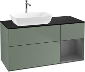 V&B Finion Waschtischunterschrank mit Wandbeleuchtung, Breite: 120 cm, Tiefe: 50,1 cm, Höhe: 50,1 cm, Lackiert - Bild 1