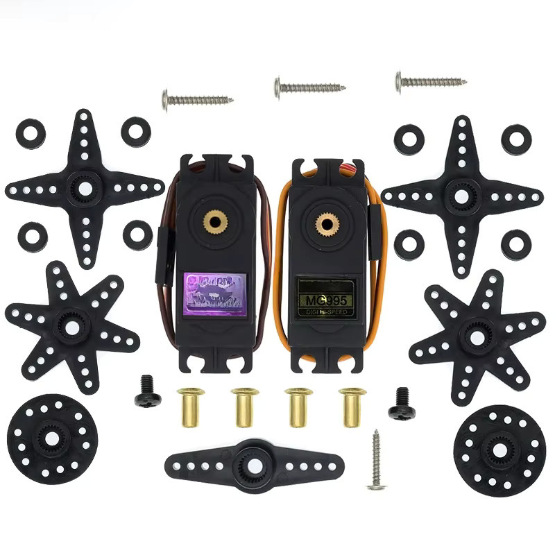 DIYUSER Digitaler MG996R Servo mit Metallgetriebe in Schwarz für RC Modellbau, Autos, Hubschrauber und Boote - Bild 3