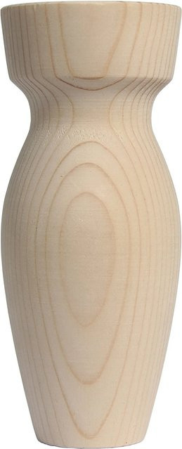 Dieda Möbelfuß rund aus Buche in Braun und Beige, Höhe: 150 mm, Breite: 65 mm, Tiefe: 65 mm - Bild 1