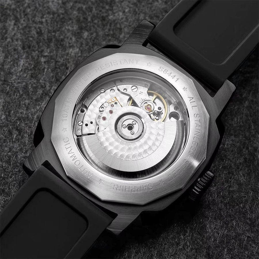 SEAKOSS Armbanduhr, Automatik, Edelstahl, Schwarz, Herren - Bild 2