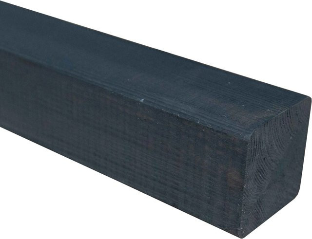 Sichtschutzzaun-Element Anthrazit gebeizt B: 180 cm, H: 180 cm - Bild 1