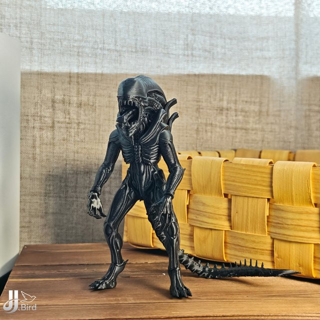 J BIRD Alien-Sammelfigur, Weltraum, Schwarz, Einzelfigur - Bild 1